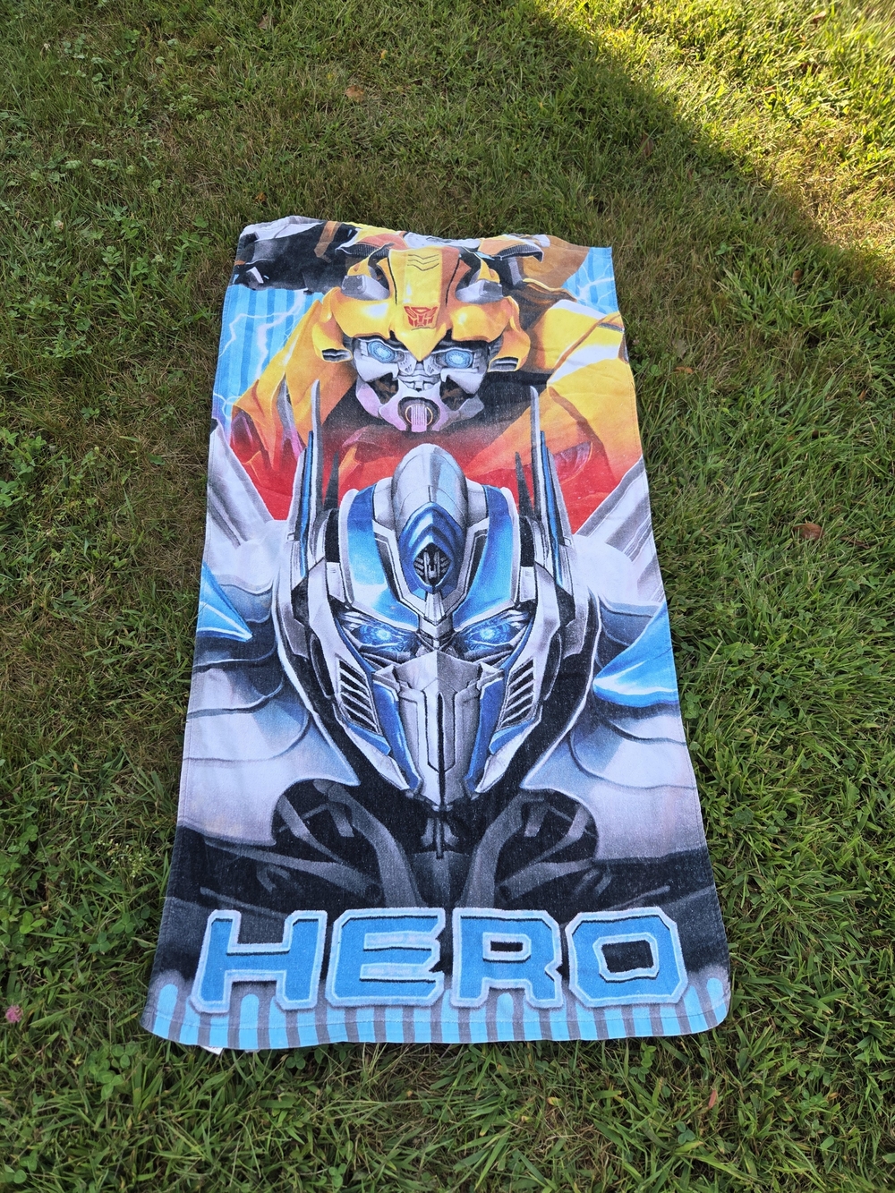 Vintage Transformers Hero Beach Towel -